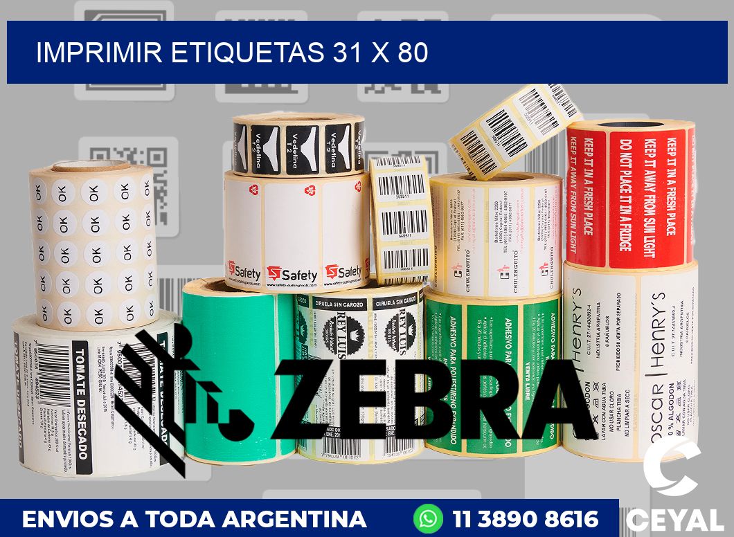 imprimir etiquetas 31 x 80