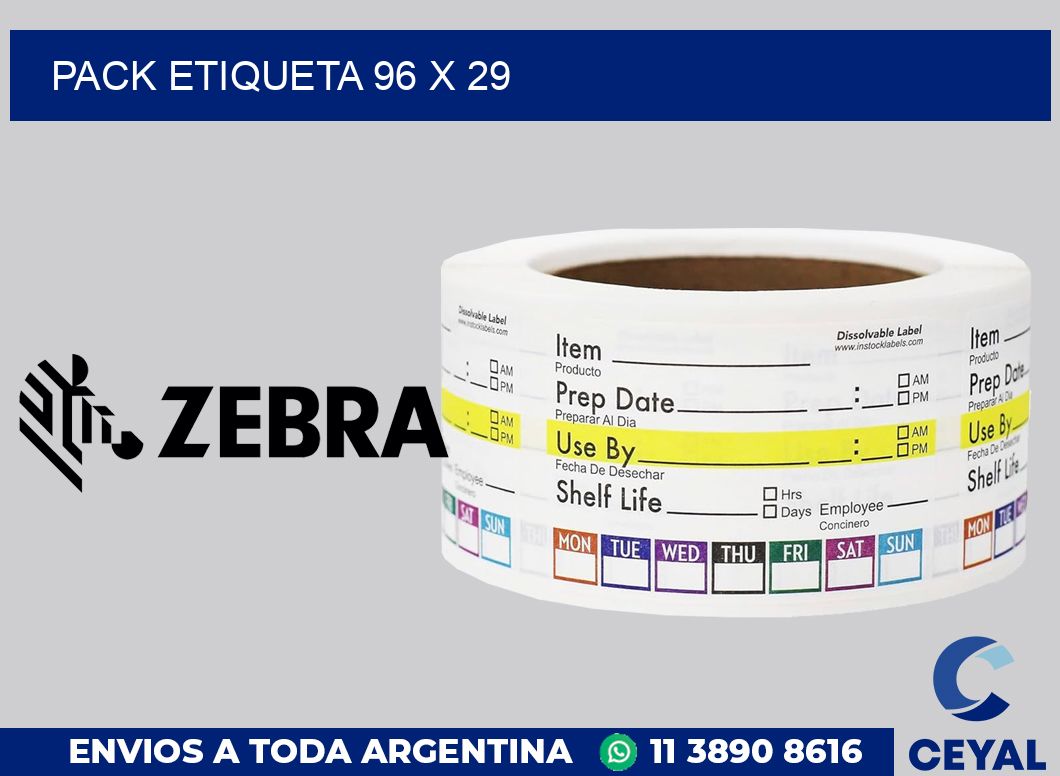 pack etiqueta 96 x 29