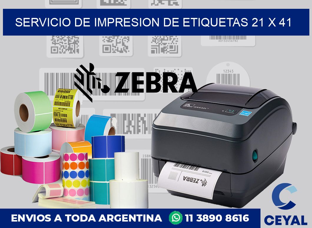 servicio de impresion de etiquetas 21 x 41