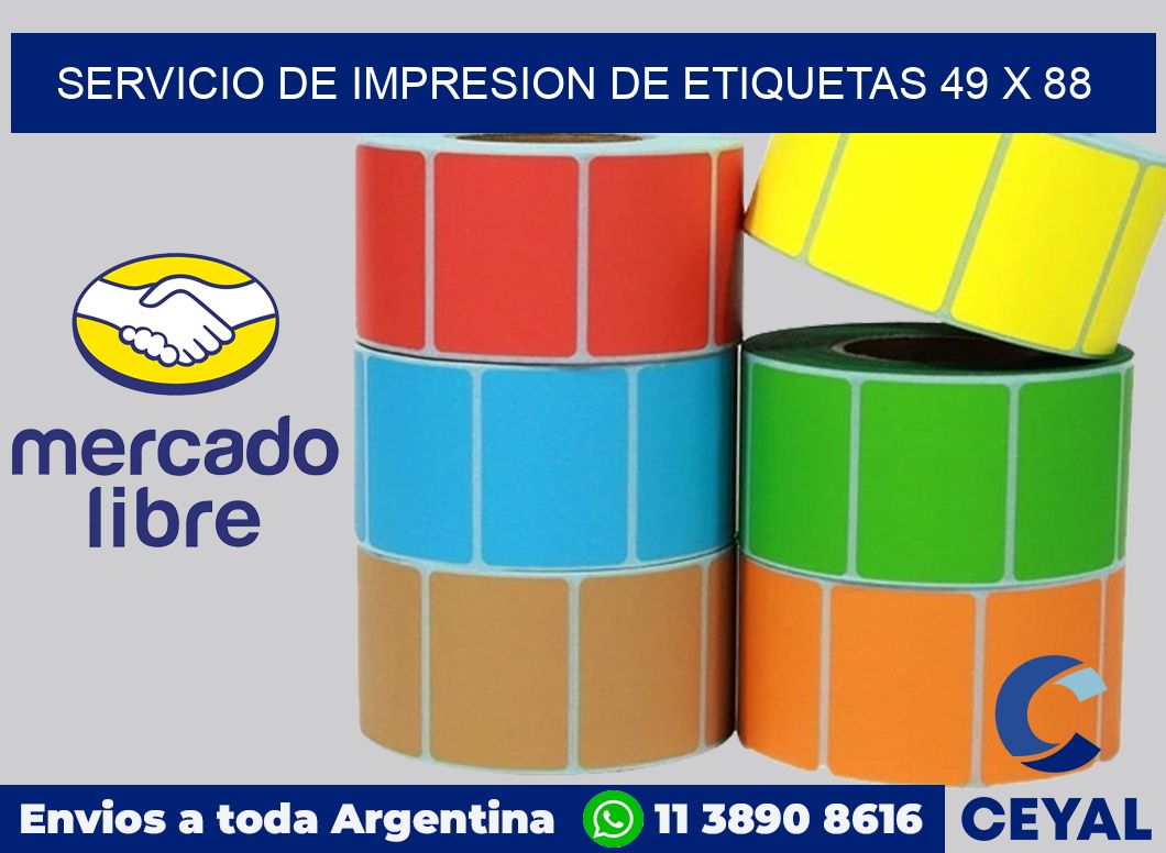 servicio de impresion de etiquetas 49 x 88