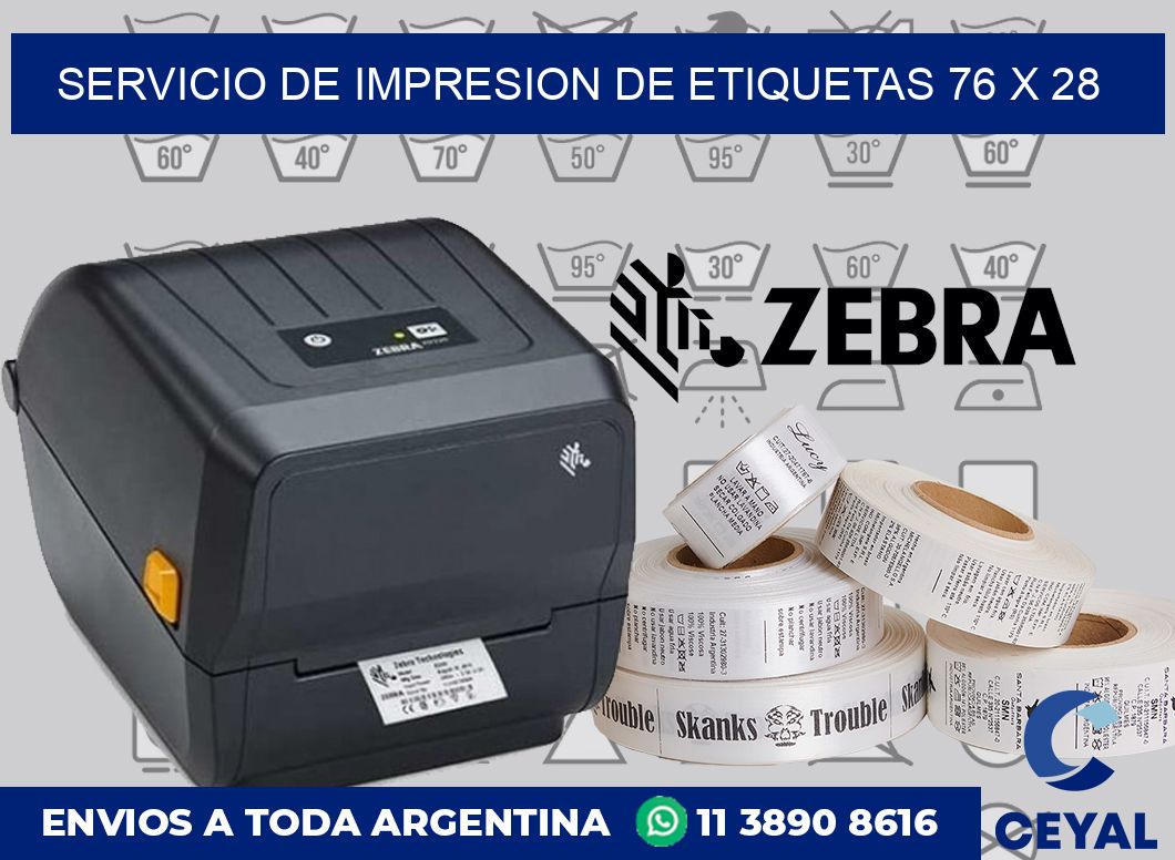 servicio de impresion de etiquetas 76 x 28