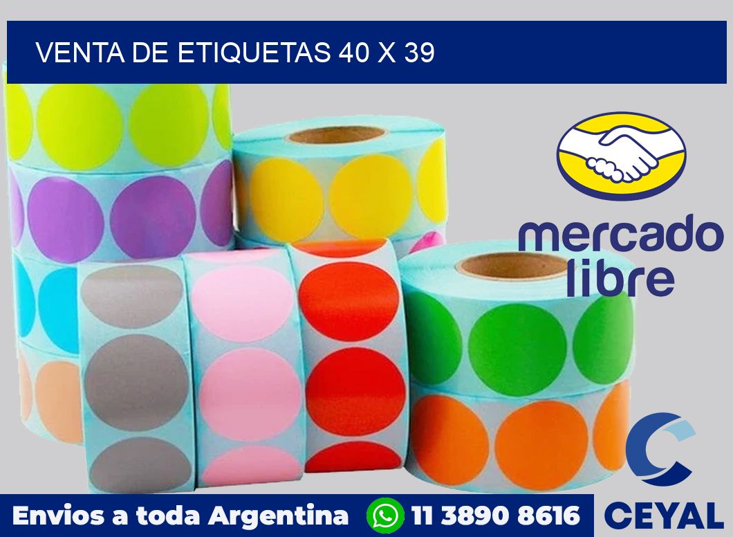 venta de etiquetas 40 x 39