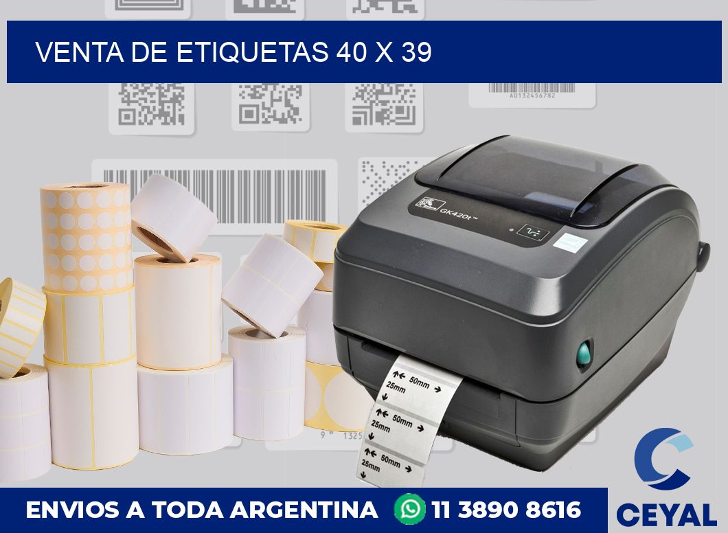 venta de etiquetas 40 x 39