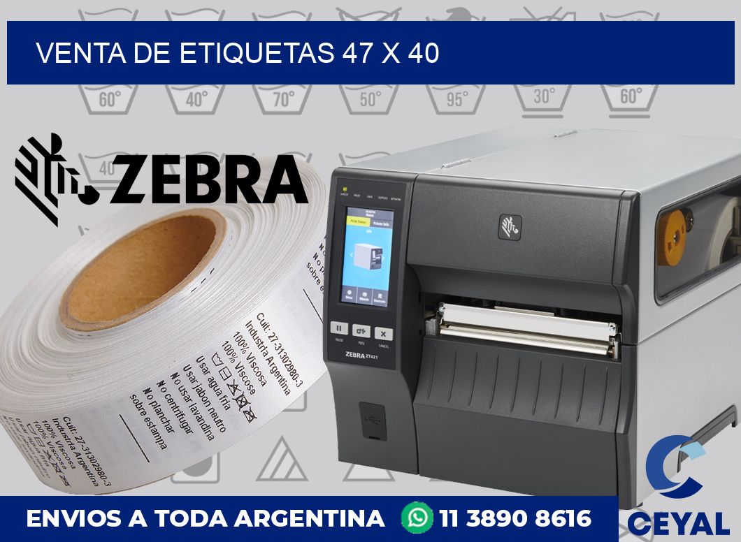 venta de etiquetas 47 x 40