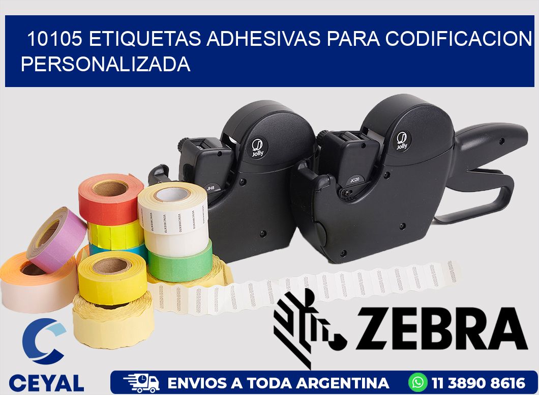 10105 ETIQUETAS ADHESIVAS PARA CODIFICACION PERSONALIZADA