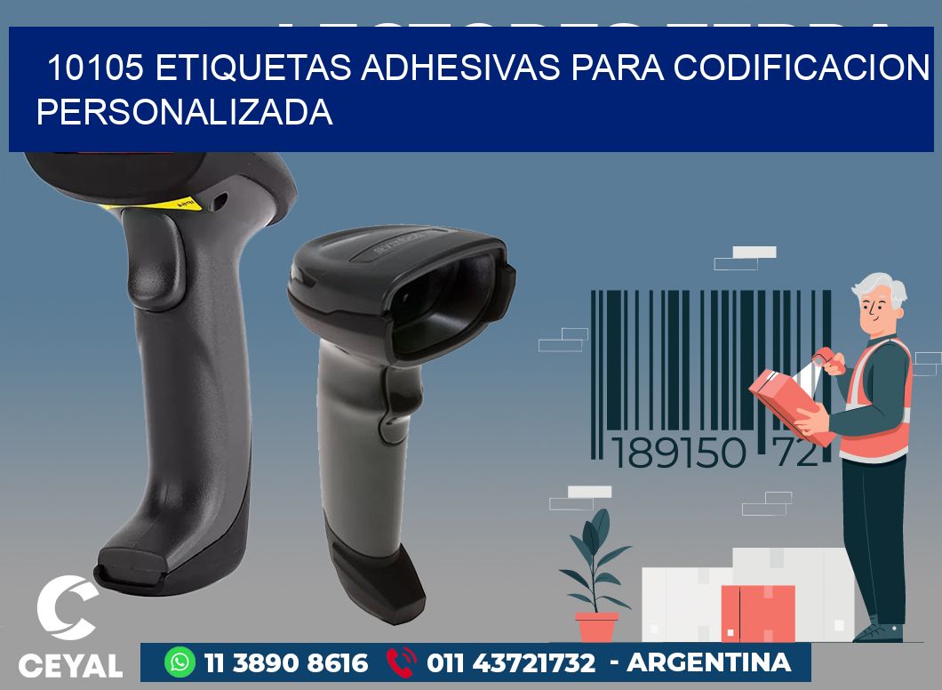 10105 ETIQUETAS ADHESIVAS PARA CODIFICACION PERSONALIZADA