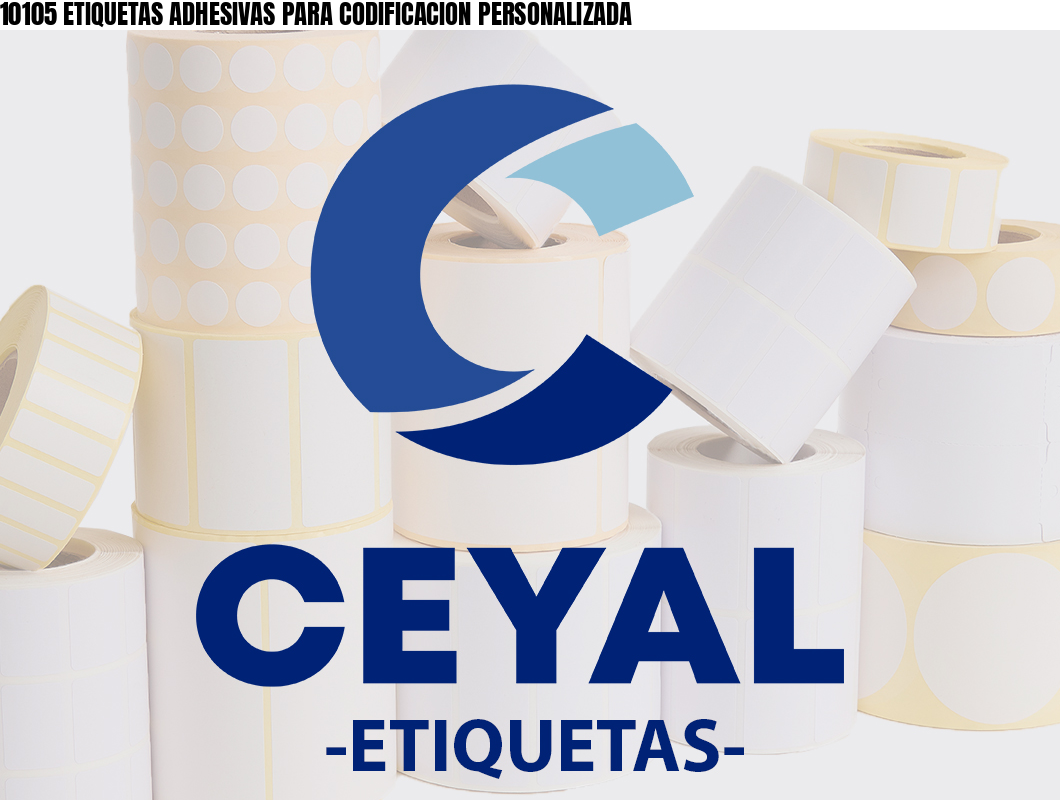 10105 ETIQUETAS ADHESIVAS PARA CODIFICACION PERSONALIZADA