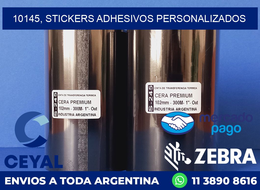 10145, stickers adhesivos personalizados