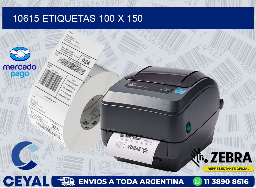10615 ETIQUETAS 100 X 150