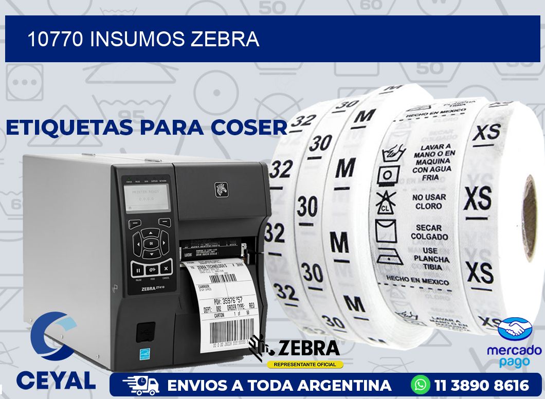 10770 INSUMOS ZEBRA