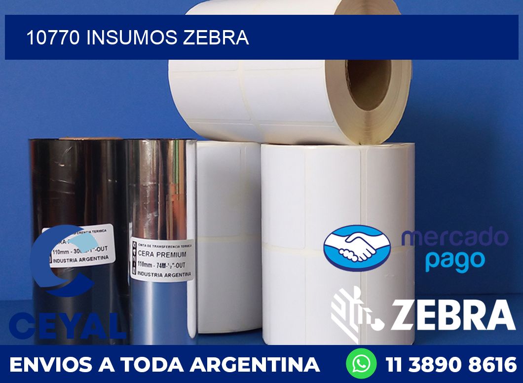 10770 INSUMOS ZEBRA