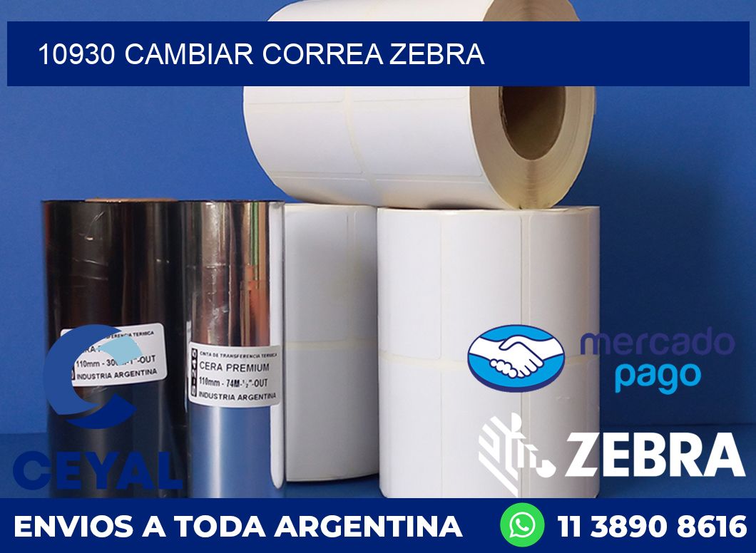10930 CAMBIAR CORREA ZEBRA