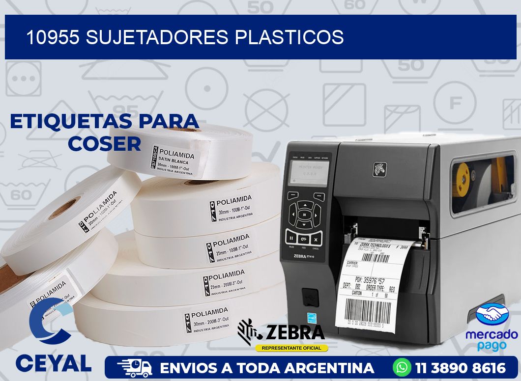10955 SUJETADORES PLASTICOS