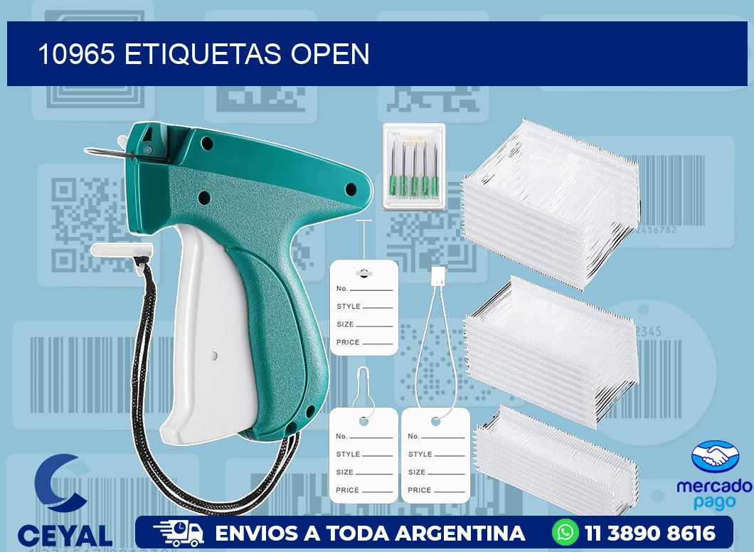 10965 ETIQUETAS OPEN