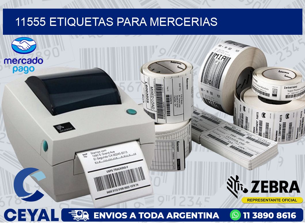 11555 ETIQUETAS PARA MERCERIAS
