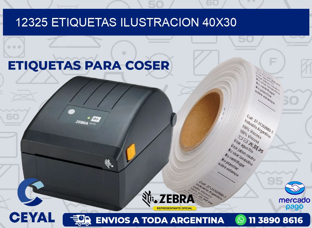 12325 ETIQUETAS ILUSTRACION 40X30