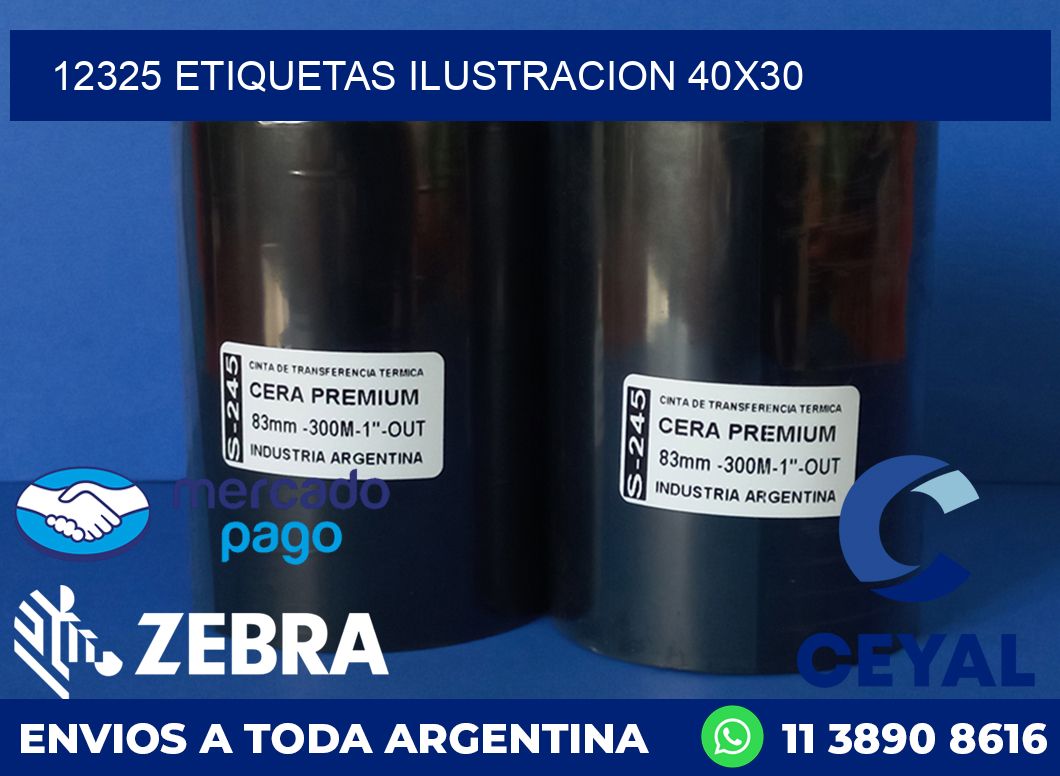 12325 ETIQUETAS ILUSTRACION 40X30