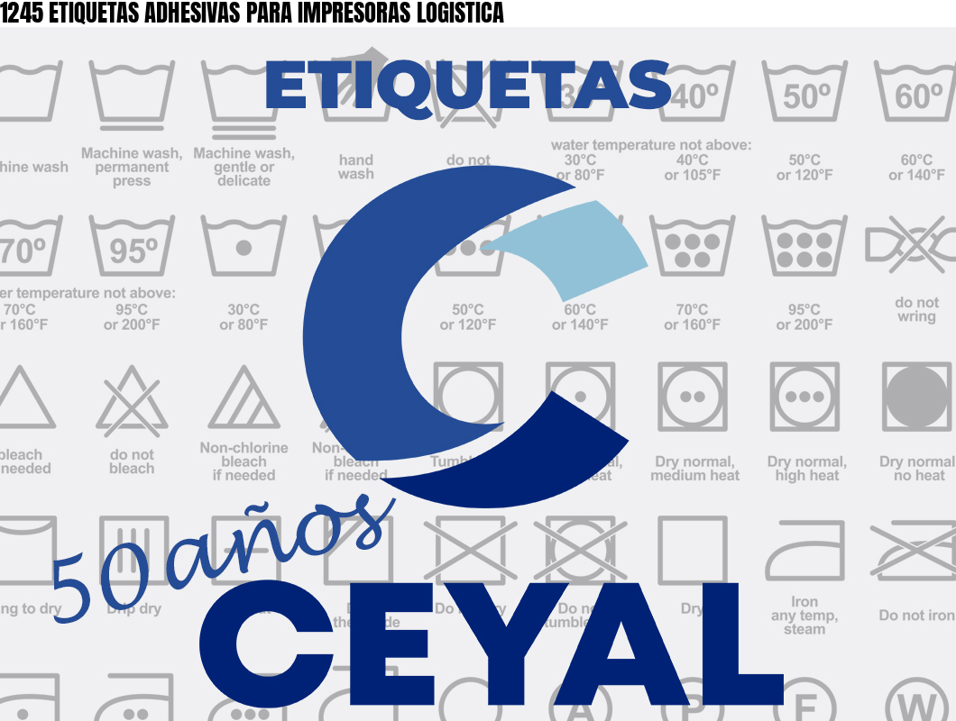 1245 ETIQUETAS ADHESIVAS PARA IMPRESORAS LOGISTICA