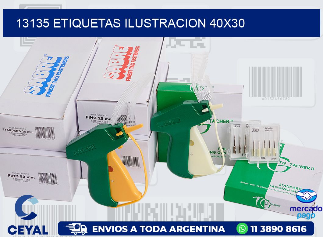 13135 ETIQUETAS ILUSTRACION 40X30