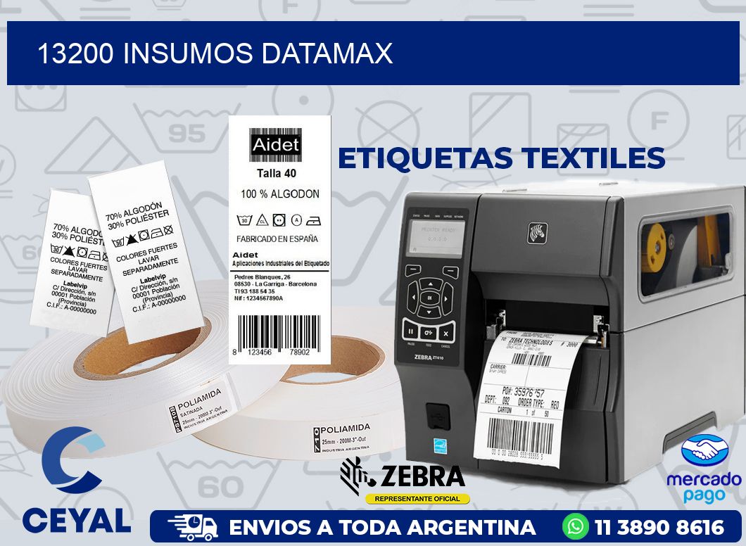 13200 INSUMOS DATAMAX