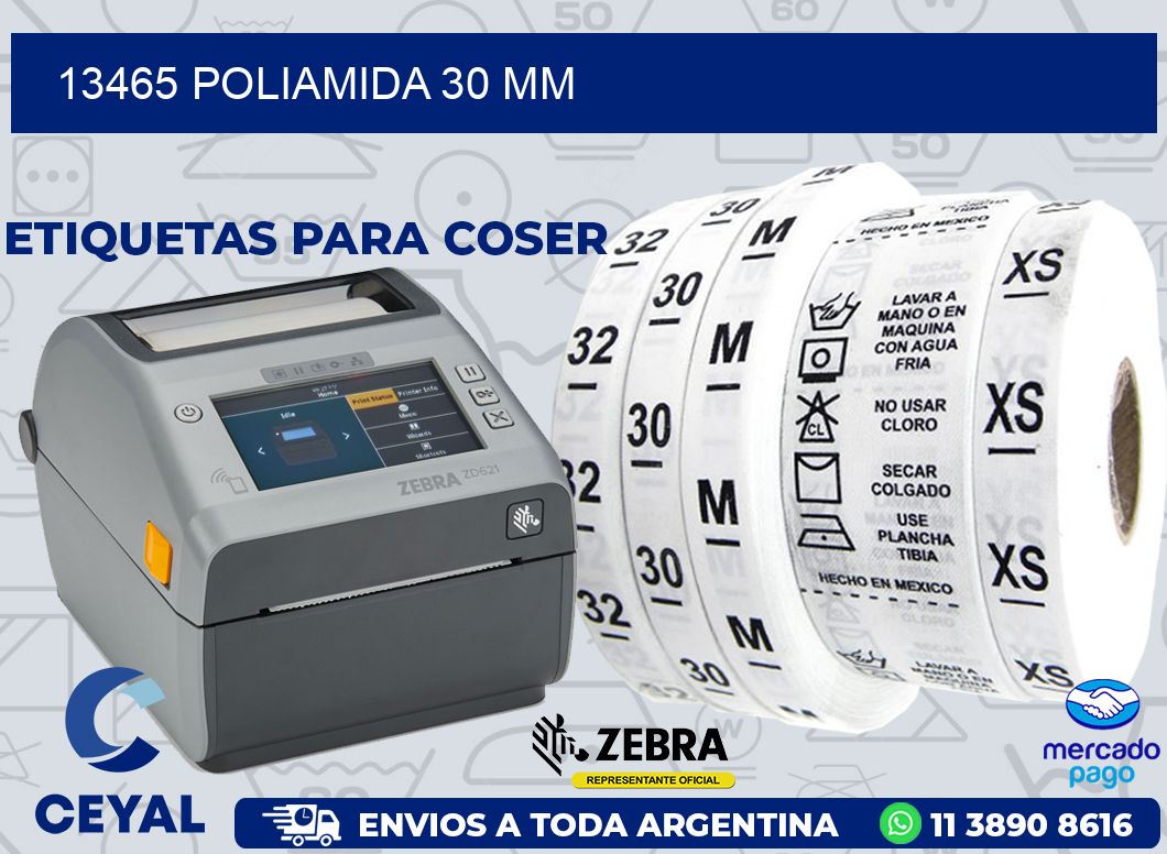 13465 POLIAMIDA 30 MM
