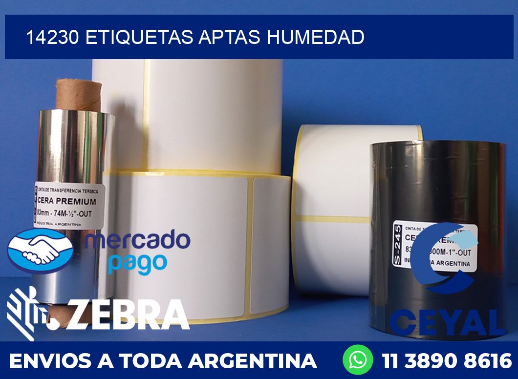 14230 ETIQUETAS APTAS HUMEDAD