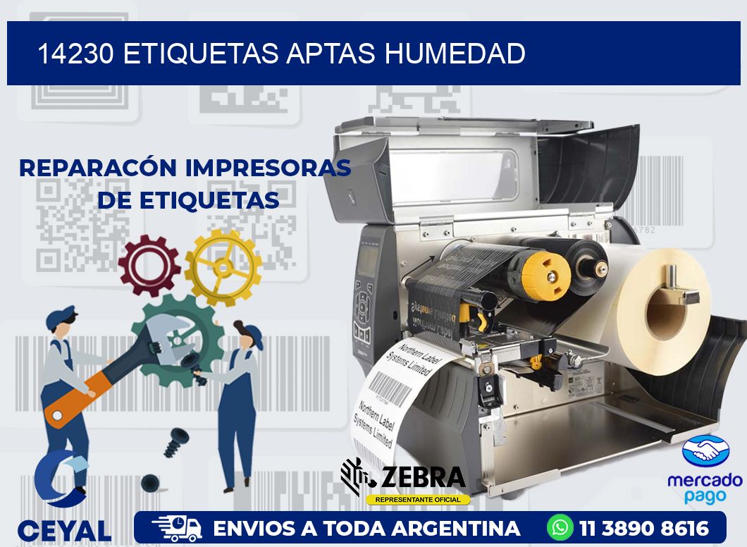 14230 ETIQUETAS APTAS HUMEDAD