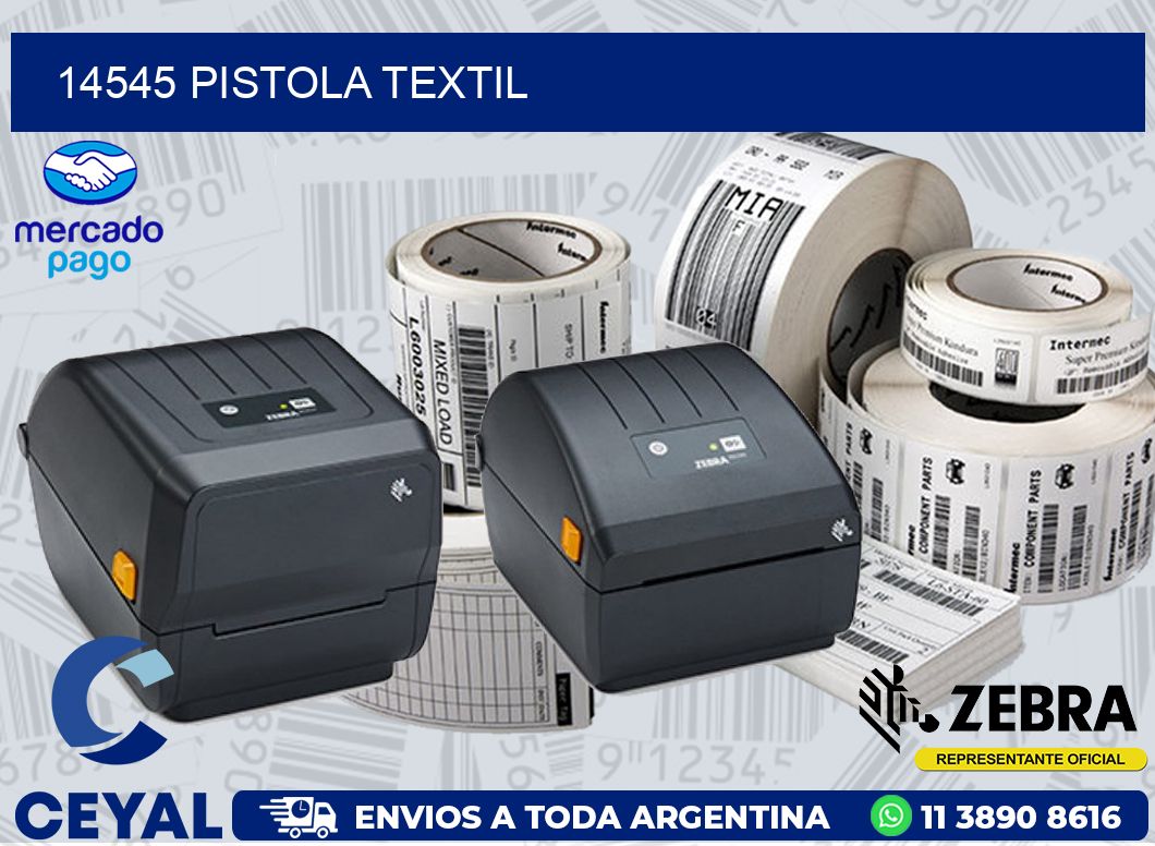14545 PISTOLA TEXTIL
