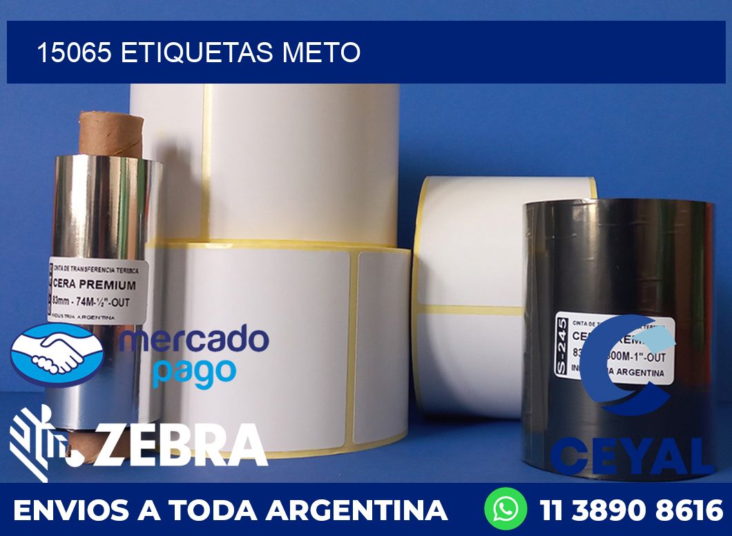 15065 ETIQUETAS METO