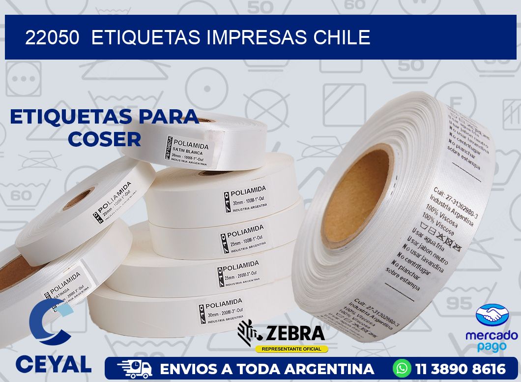 22050  ETIQUETAS IMPRESAS CHILE