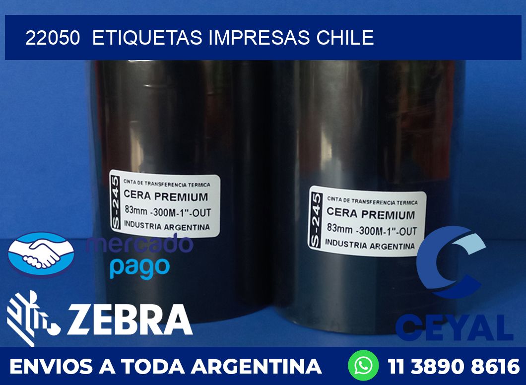 22050  ETIQUETAS IMPRESAS CHILE