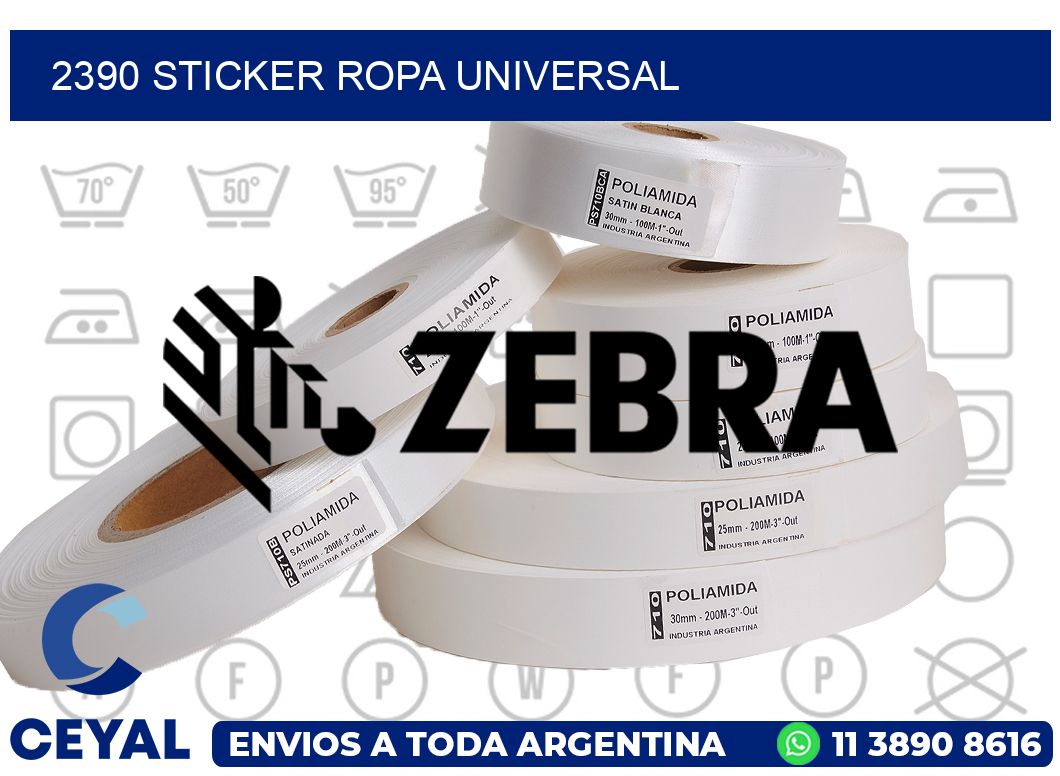 2390 STICKER ROPA UNIVERSAL
