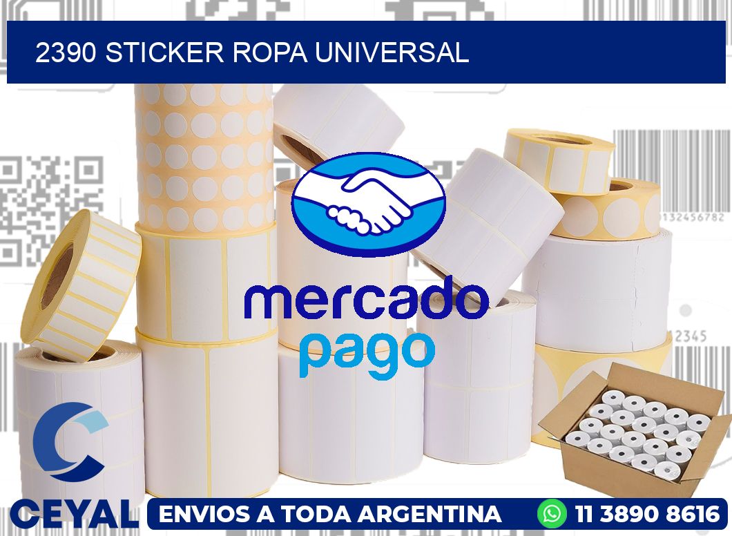 2390 STICKER ROPA UNIVERSAL