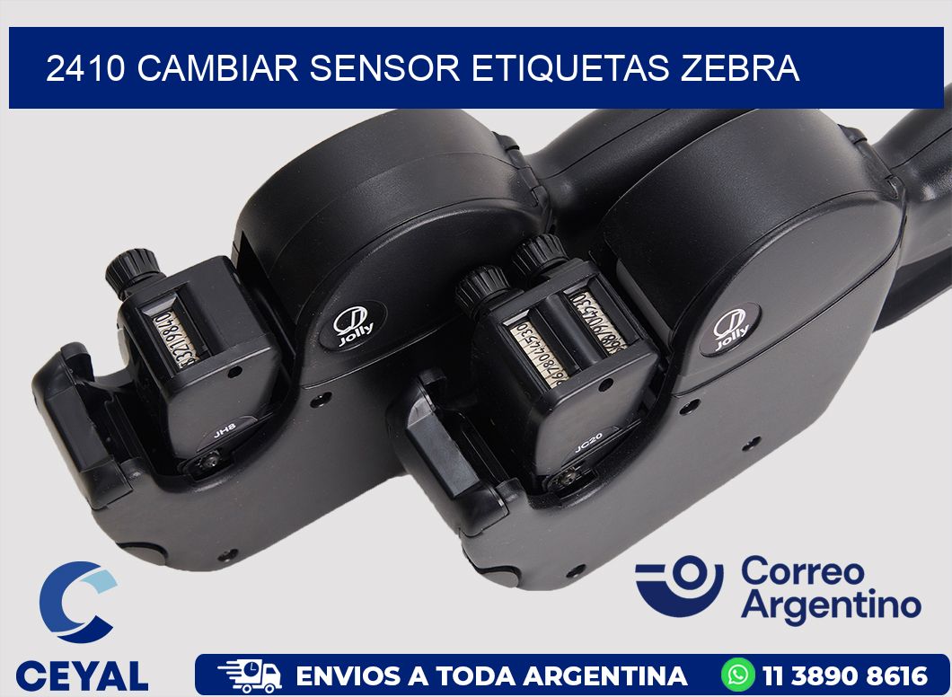 2410 CAMBIAR SENSOR ETIQUETAS ZEBRA