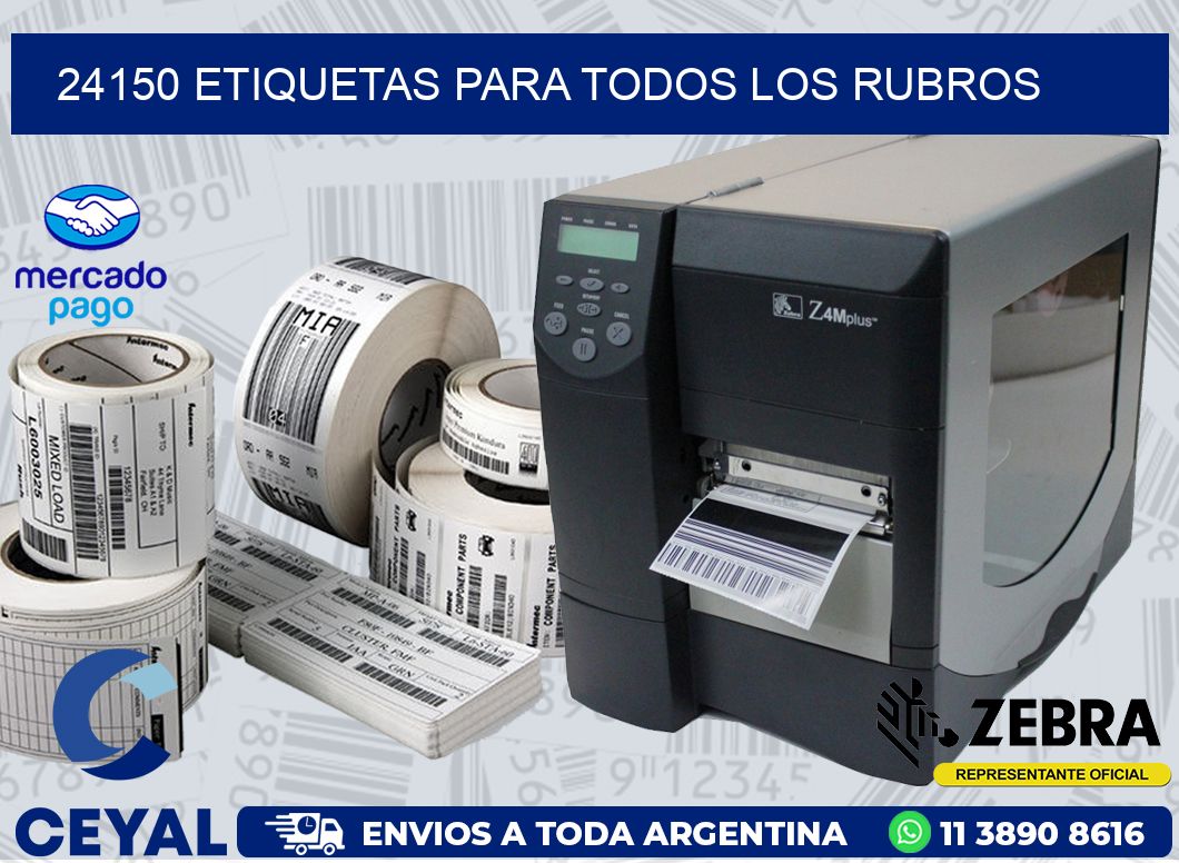 24150 ETIQUETAS PARA TODOS LOS RUBROS