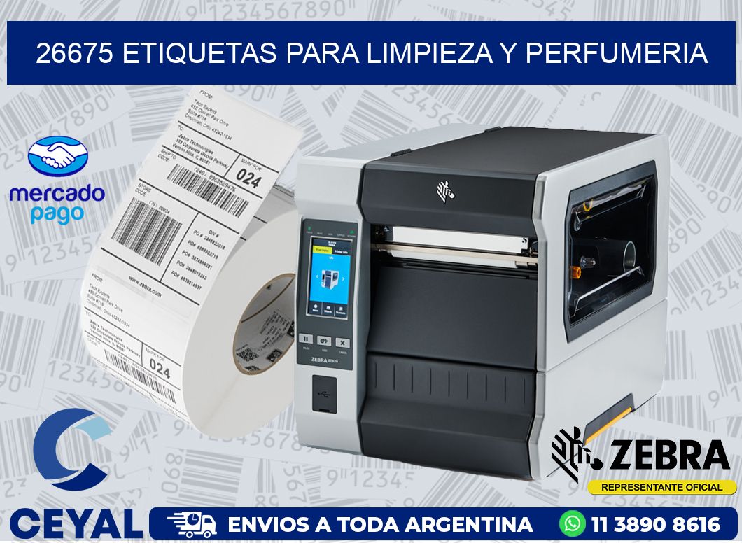 26675 ETIQUETAS PARA LIMPIEZA Y PERFUMERIA