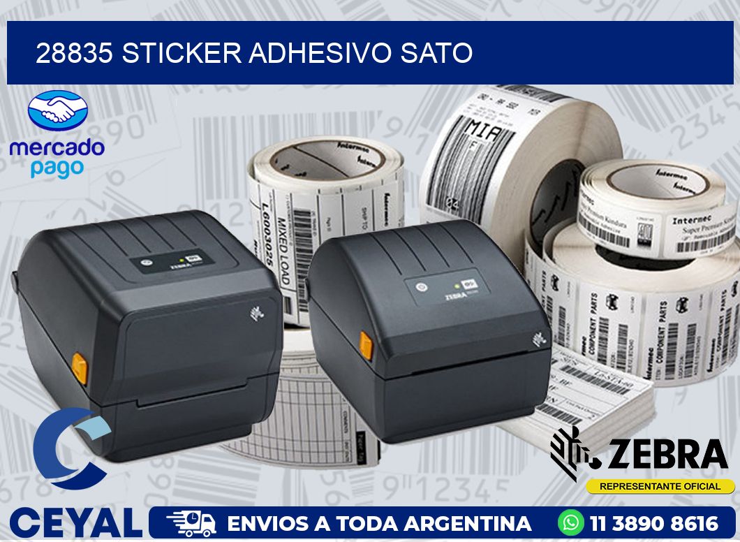 28835 STICKER ADHESIVO SATO