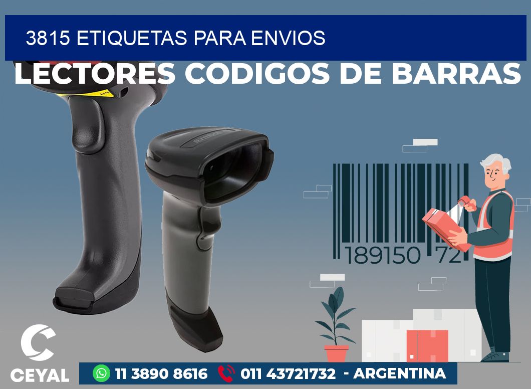 3815 ETIQUETAS PARA ENVIOS