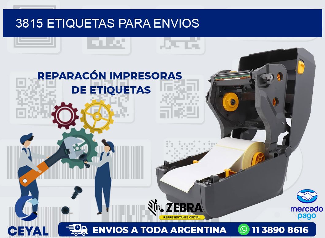 3815 ETIQUETAS PARA ENVIOS