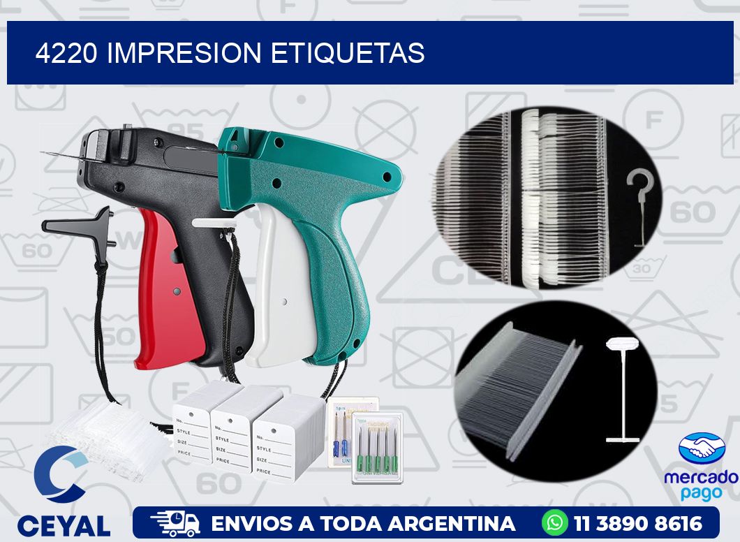 4220 IMPRESION ETIQUETAS