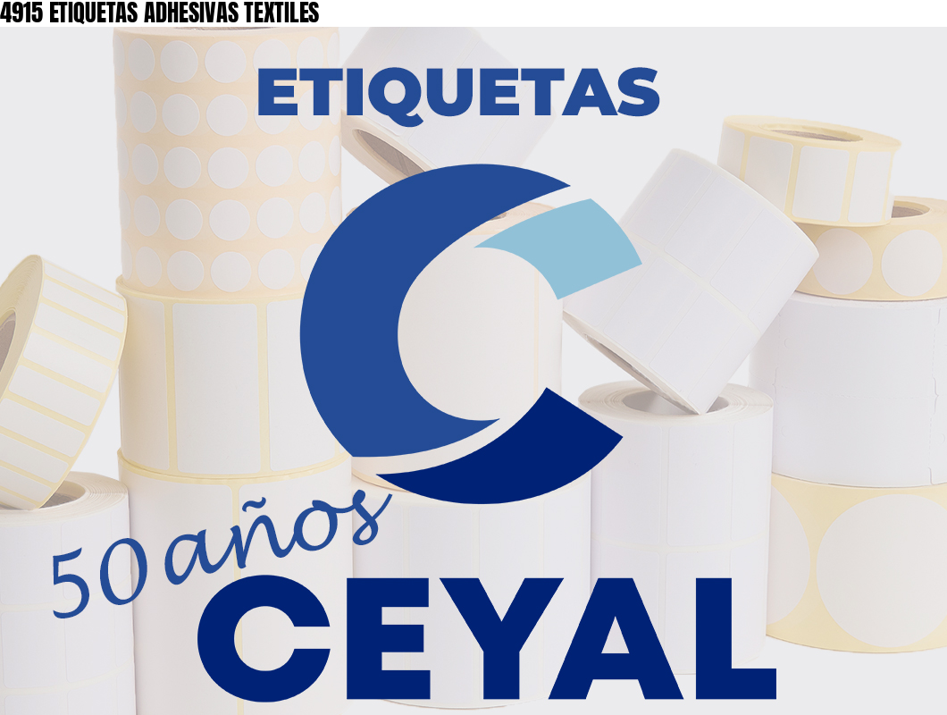 4915 ETIQUETAS ADHESIVAS TEXTILES