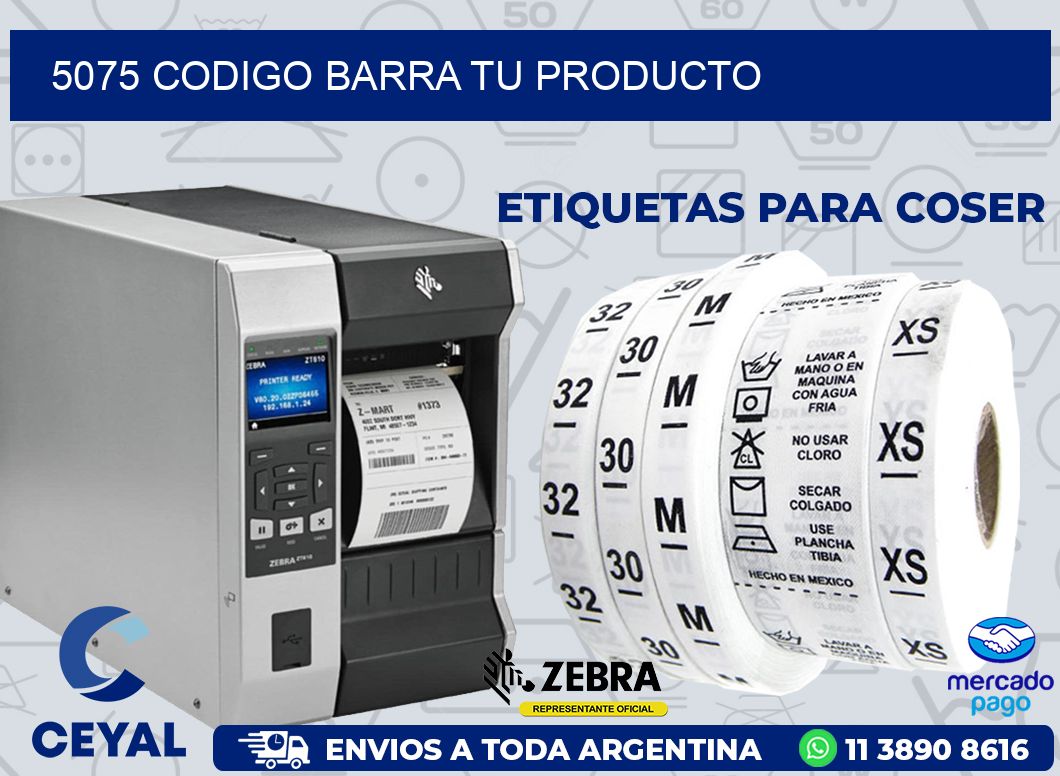 5075 CODIGO BARRA TU PRODUCTO
