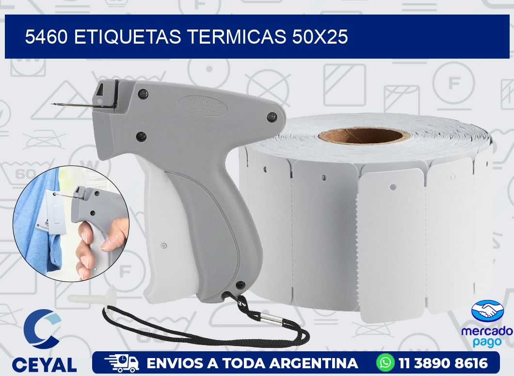5460 ETIQUETAS TERMICAS 50X25
