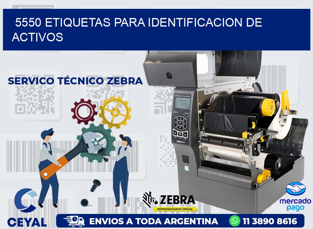 5550 ETIQUETAS PARA IDENTIFICACION DE ACTIVOS