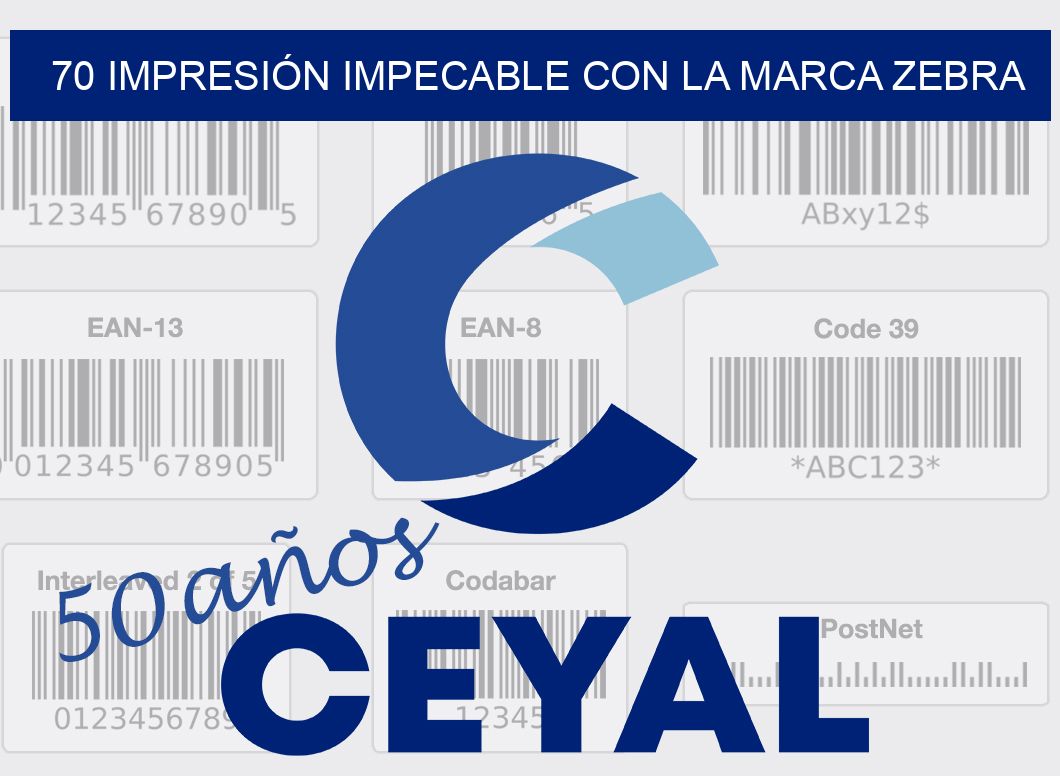 70 IMPRESIÓN IMPECABLE CON LA MARCA ZEBRA