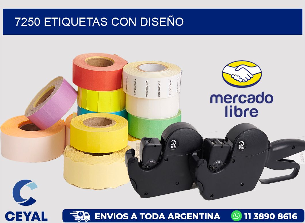7250 ETIQUETAS CON DISEÑO