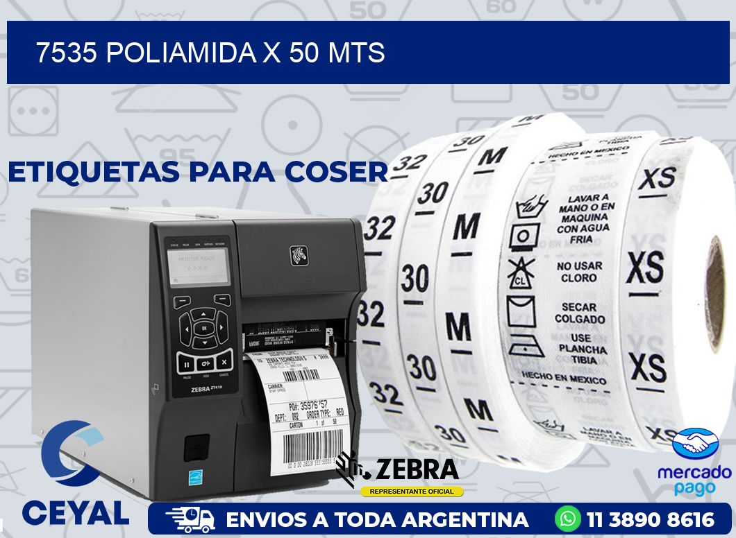 7535 POLIAMIDA X 50 MTS