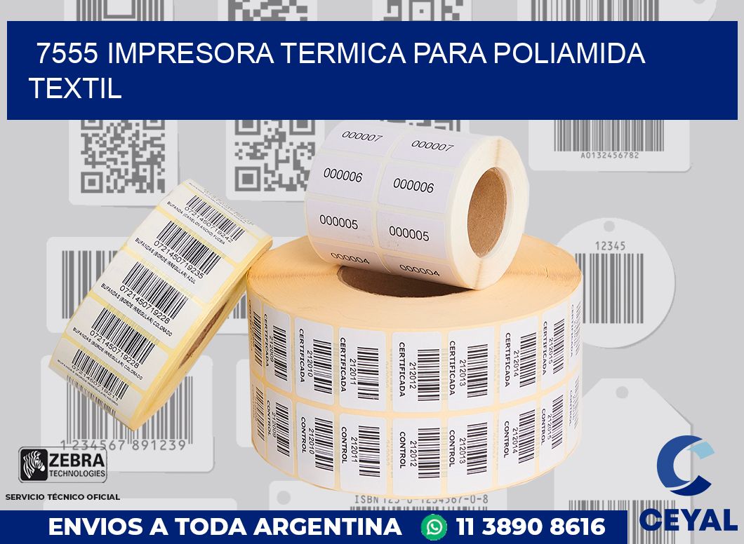 7555 IMPRESORA TERMICA PARA POLIAMIDA TEXTIL