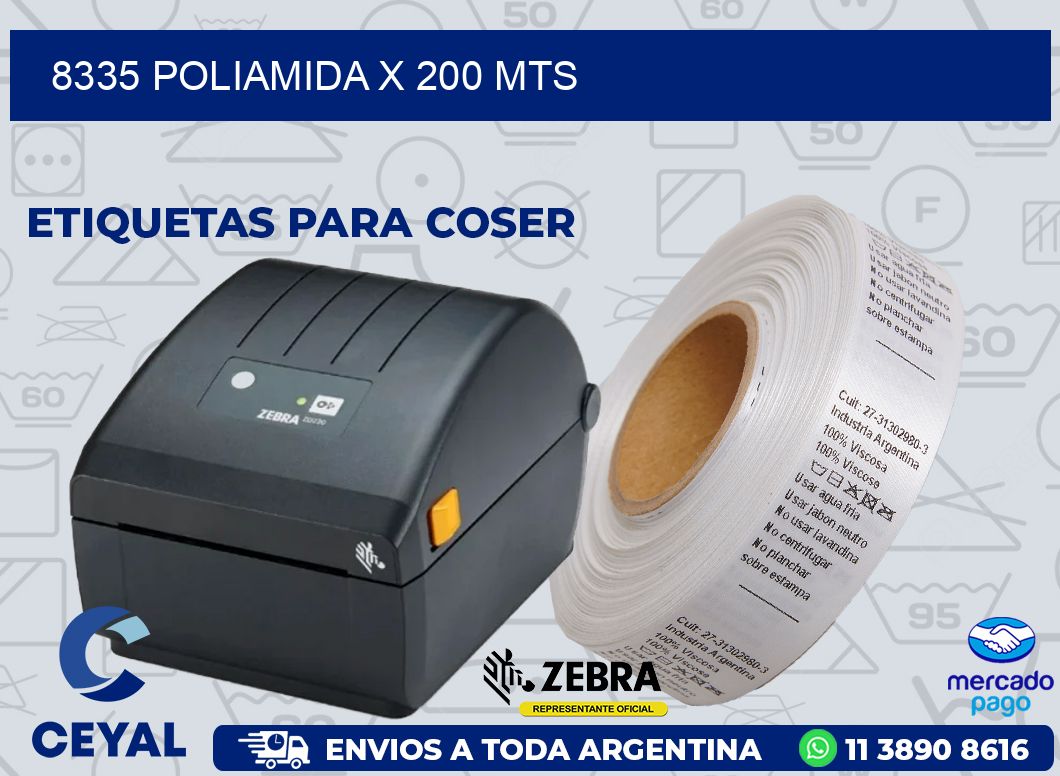 8335 POLIAMIDA X 200 MTS