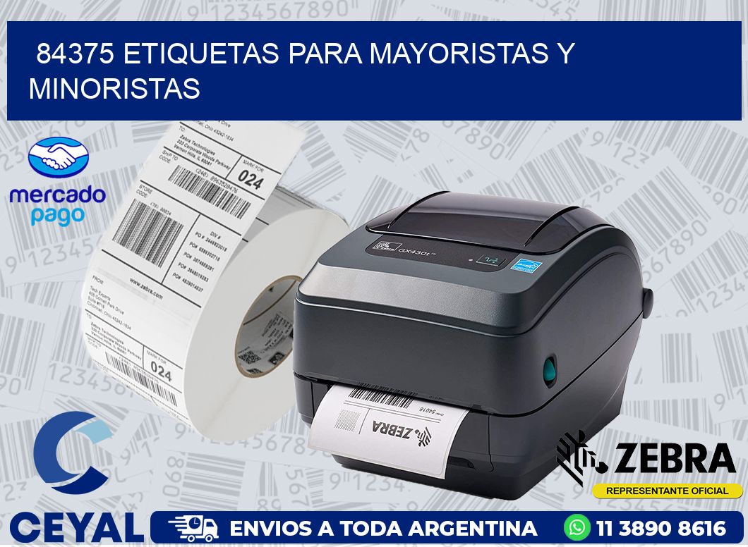 84375 ETIQUETAS PARA MAYORISTAS Y MINORISTAS